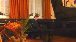 1269th Liszt Evening - Parlour of Four Muses in Oborniki Slaskie, 17th Nov 2017<br> The performers were Andriy Luniov - piano and Juliusz Adamowski commentary. Photo by Jolanta Nitka.